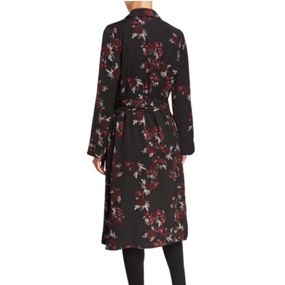 NEW....KENZIE long, lightweight floral trench. - Picture 2 of 7